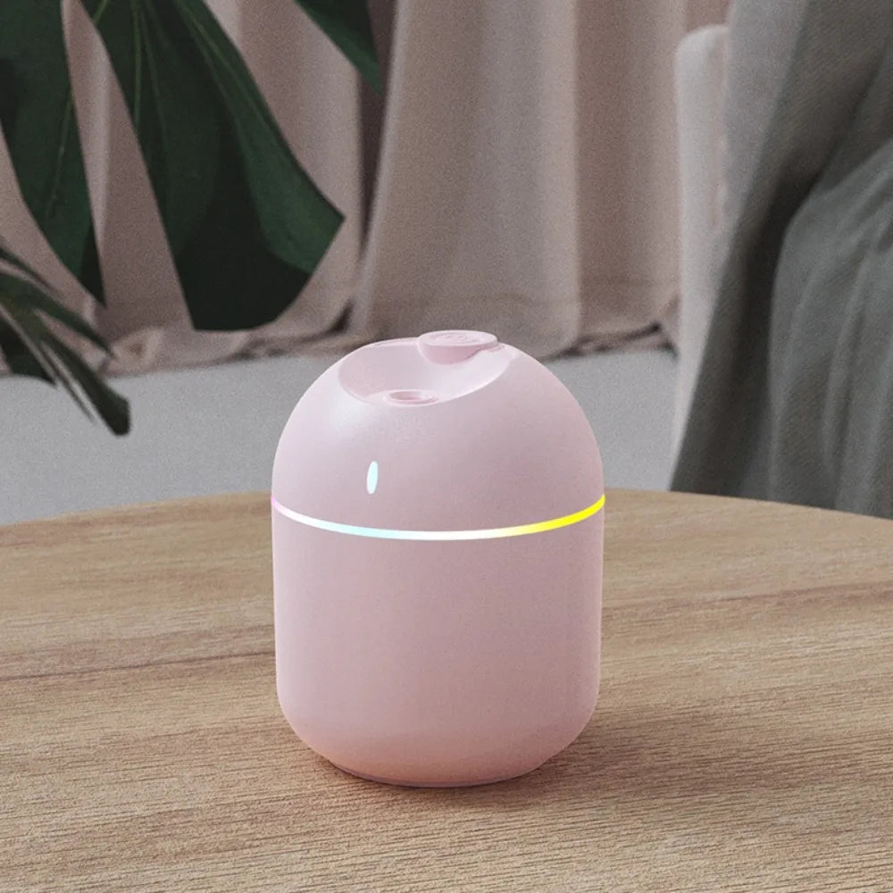 Transform Your Space with the 270ML Cool Mist Aroma Diffuser & Humidifier - USB Powered with LED Night Light and Safety Features for Home and Office