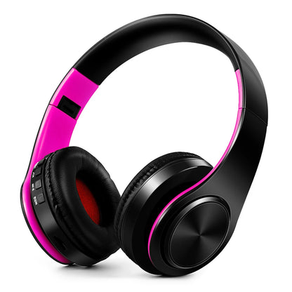 Stylish Gold Wireless Bluetooth Headphones with Built-In MIC - Perfect Gift for Men, Compatible with Android and iOS Devices