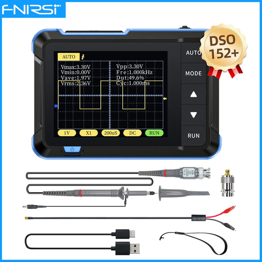 Discover the Ultimate DSO510, DSO152, and DSO153 Mini Handheld Digital Oscilloscope – Your Portable 2-in-1 Solution for Precision Signal Analysis and Electronic Repairs