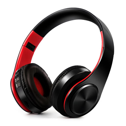 Stylish Gold Wireless Bluetooth Headphones with Built-In MIC - Perfect Gift for Men, Compatible with Android and iOS Devices