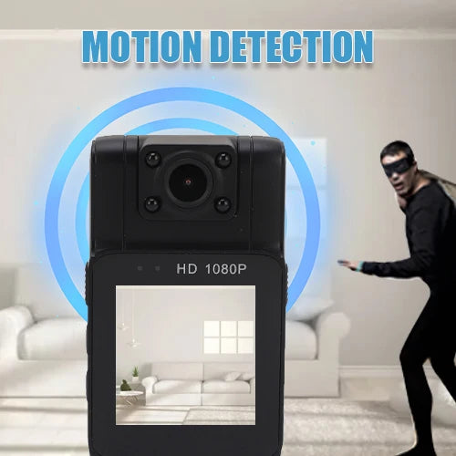 Capture Every Moment with the Mini Body Camera - 1080P Infrared Night Vision & Motion Detection