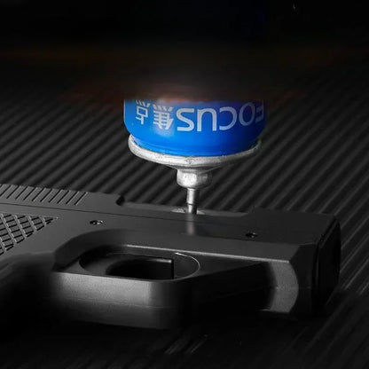 Introducing the 2024 Clip Gun Butane Gas Lighter - A Stylish Windproof Jet Flame Cigarette Holder for Men (No Gas Included)