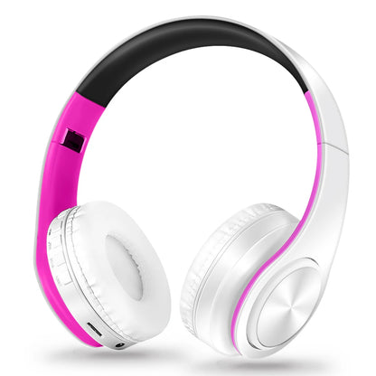 Stylish Gold Wireless Bluetooth Headphones with Built-In MIC - Perfect Gift for Men, Compatible with Android and iOS Devices