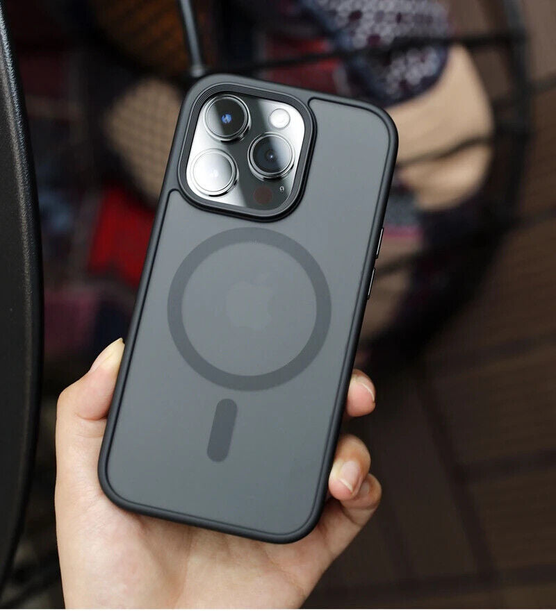 For Iphone 17 16 15 14 13 12 Pro Max Air Frosted Case Mag Safe Shockproof Cover