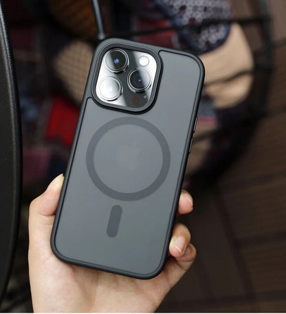 For Iphone 17 16 15 14 13 12 Pro Max Air Frosted Case Mag Safe Shockproof Cover